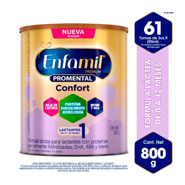 Formula Infantil Enfamil Confort 0-12 Meses X 800g ENFAMIL