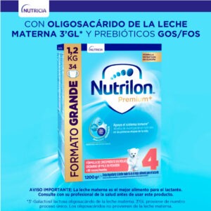 Nutribén Continuación ProAlfa 2, Leche en Polvo de Continuación para Bebés,  de 6 a 12 meses- Formato Ahorro 1 unidad 1200g : : Alimentación y  bebidas