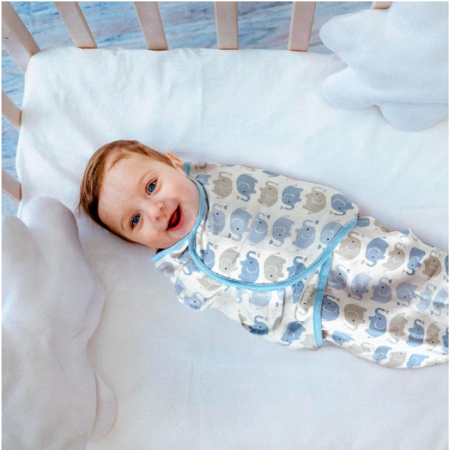 Saco de dormir para Bebé (delgado) Set x 3 Azul (0 a 3 meses) Creciendo  Juntos - Peque Ayuda
