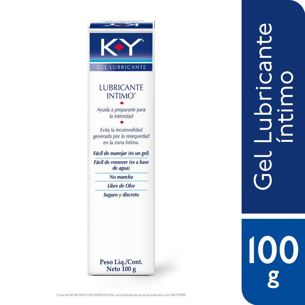 KY® Gel lubricante para resequedad vaginal- 100gr - Peque Ayuda