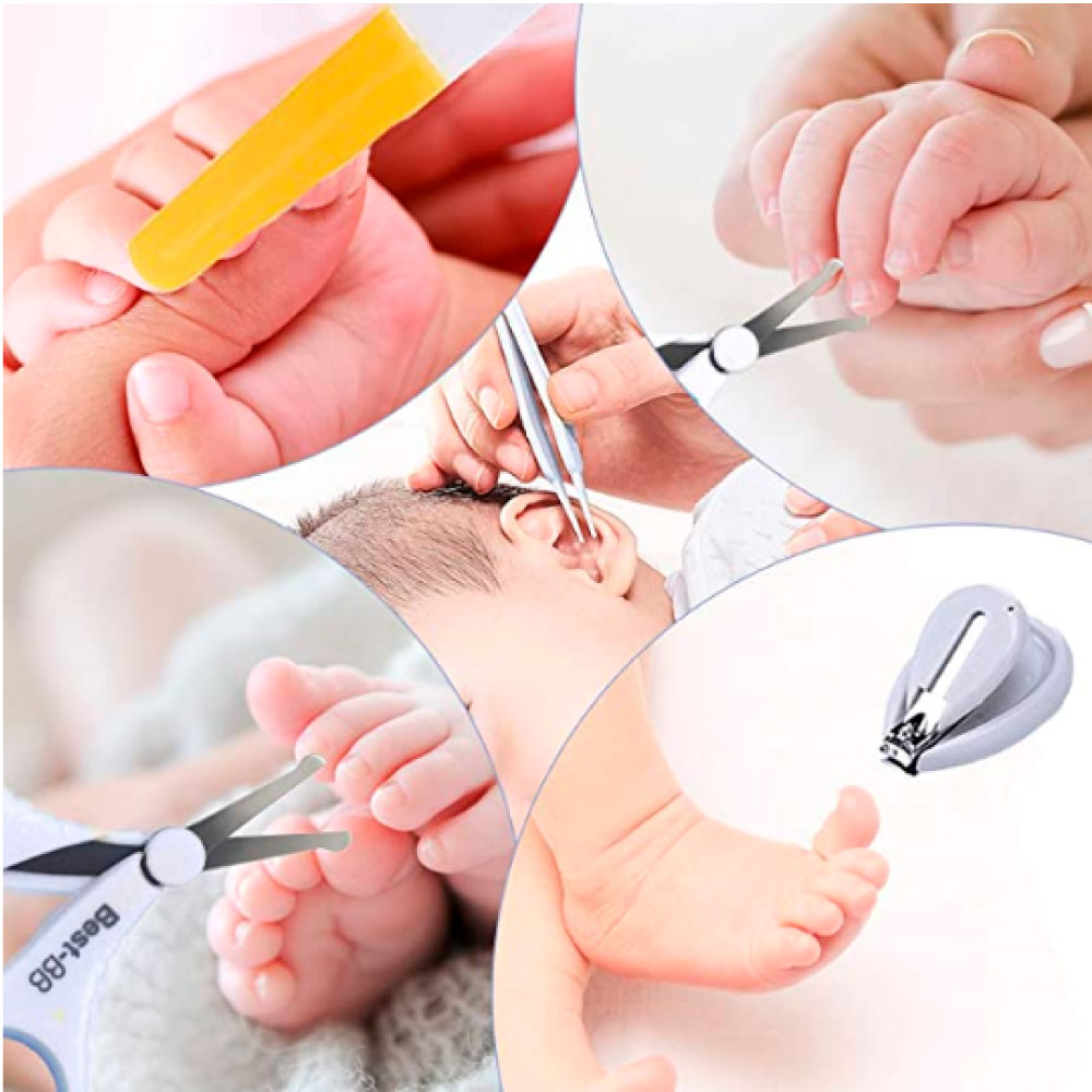 Set de Manicura bebé con Termómetro y Esponja
