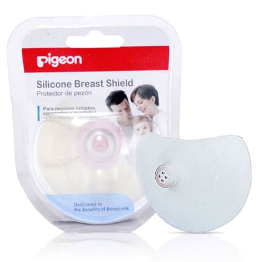 Protector de pezón de silicona para lactancia con pezón ortopedico