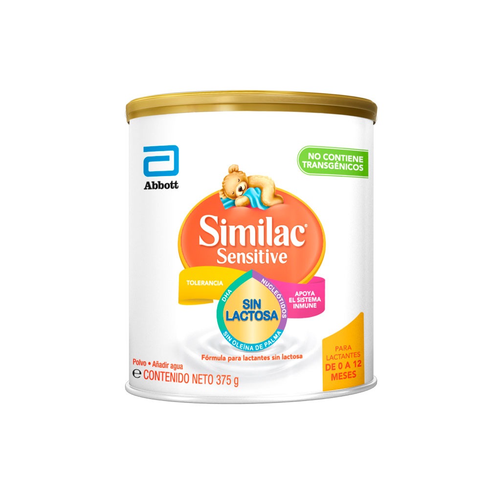 Similac Sensitive Sin Lactosa 375 g - Peque Ayuda
