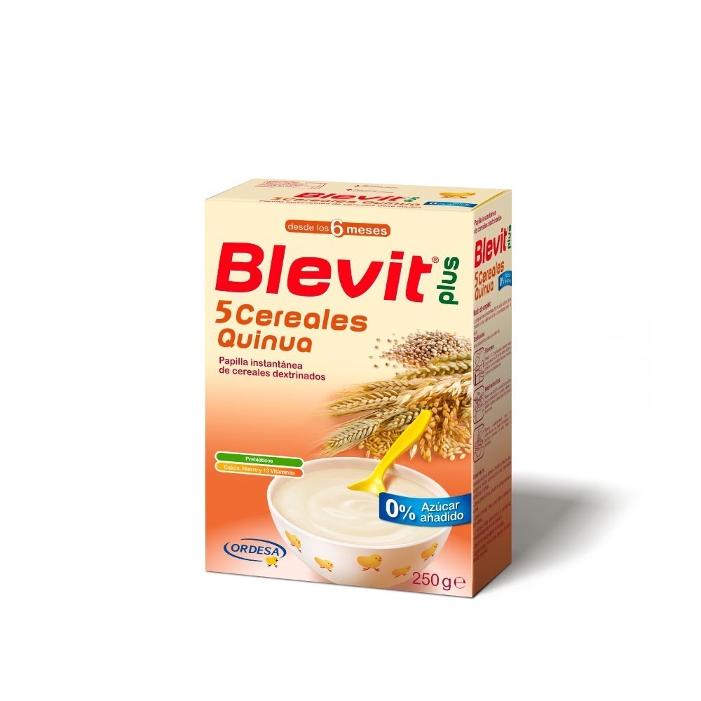 Blevit Plus 5 Cereales Quinua x 250g - Peque Ayuda