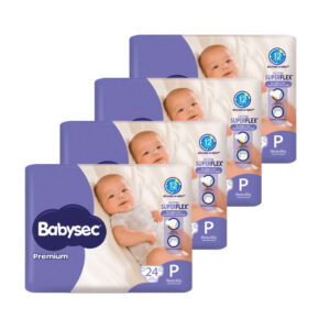 Pañal Babysec Premium P x 96 (hasta 6Kg)