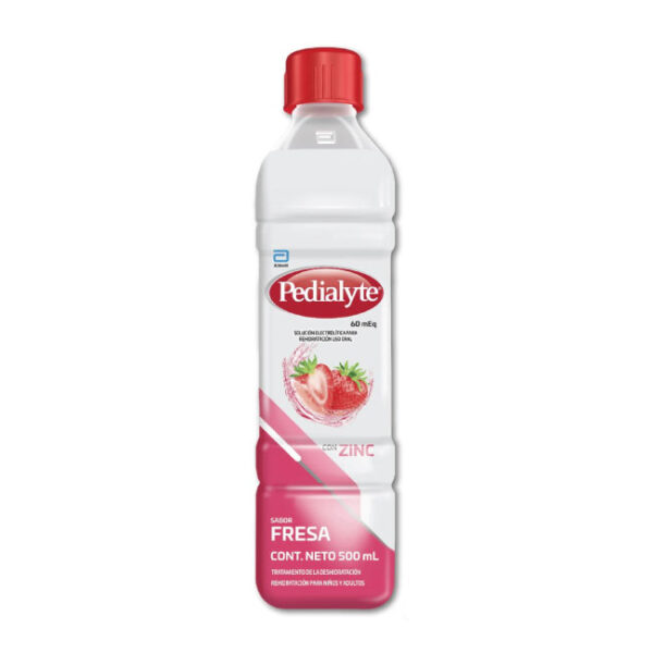 Pedialyte NL Fresa 60 MEQ MAX 500ml