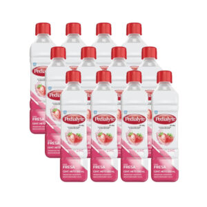 Pack x 12 Pedialyte Fresa 60 MEQ MAX 500ML