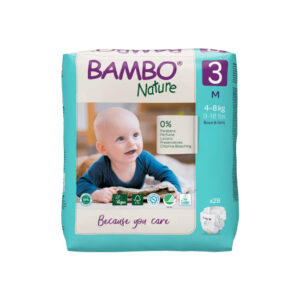 Pañal Bambo Nature Talla 3, M x 28 (4-8 kg)