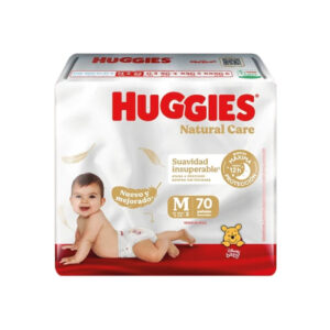 Pañal Huggies Natural Care M x 70