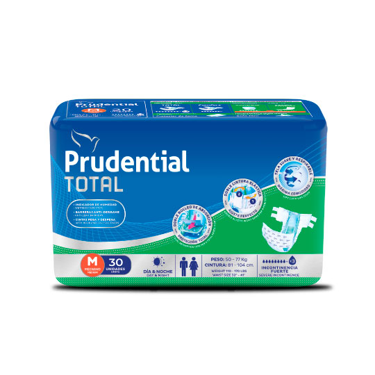 Pañal Prudential Total M x 30