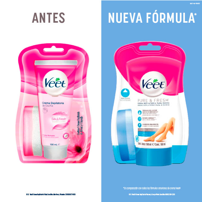 Crema Depilatoria Pieles sensibles Veet - 100 mL