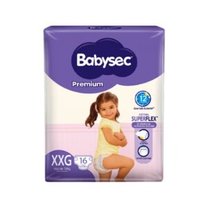 Pañal Babysec Premium Superflex XXG x 16 (13kg+)