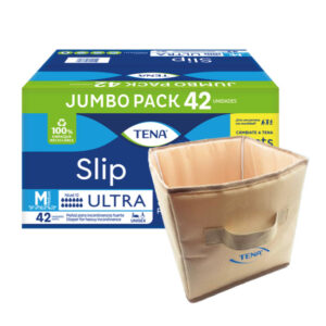 Pañal Tena Slip Ultra Jumbo Pack M x 42 + GRATIS 1 Caja Organizadora