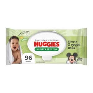 Pañitos Húmedos Huggies Limpieza Efectiva x 96