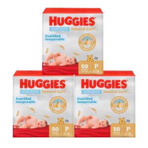 Pañal Huggies Natural Care Pequeño x 150