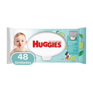 Toallitas Húmedas de Limpieza Huggies Cuidado 4 en 1 x 48