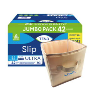 Pañal Tena Slip Ultra Jumbo Pack L x 42 + GRATIS 1 Caja Organizadora