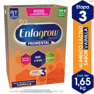 Enfagrow® Premium – Fórmula de continuación- Etapa 3- Sabor vainilla- Caja de 1650g