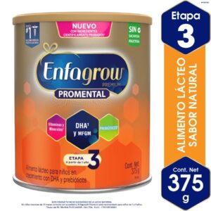 Fórmula de crecimiento Enfagrow Premium Sabor Natural Etapa 3 - Lata 375g