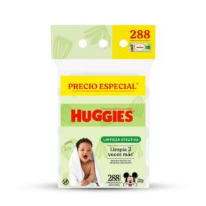 Toallitas Húmedas Huggies Limpieza Efectiva Desechables 288U