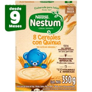 NESTUM® 8 Cereales con Quinua Cereal infantil Caja x 350g