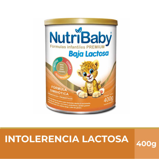 Nutribaby Baja en Lactosa 400g (4 unidades)