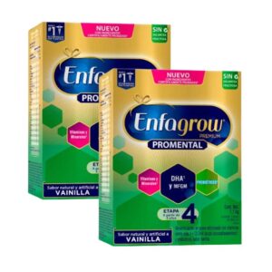 Enfagrow® Premium Preescolar - Fórmula de continuación preescolar- Etapa 4- Caja de 1100g x 2 unidades