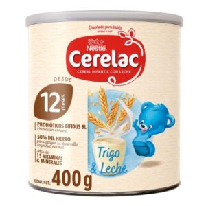CERELAC ® Trigo y Leche Cereal infantil Lata x 400g