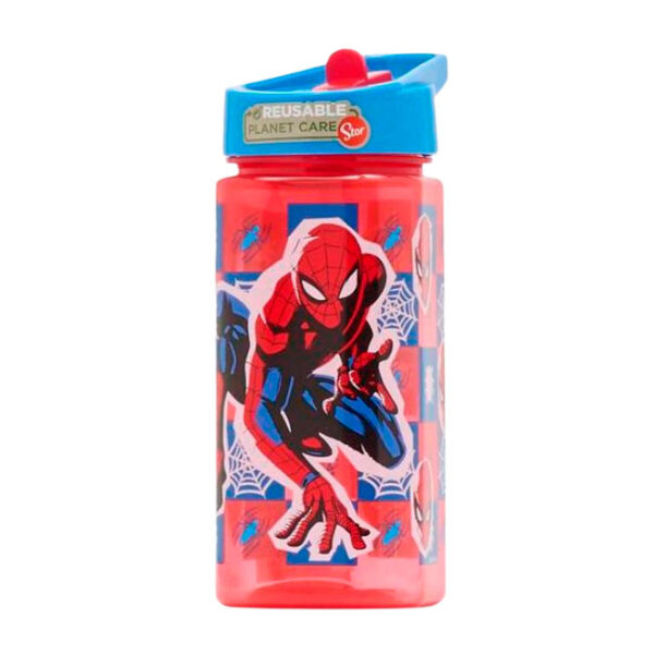 Tomatodo Cuadrado con Sorbete Spiderman Azul con Rojo 17 Onz Disney