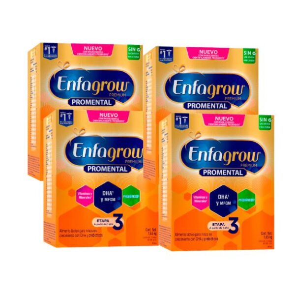 Enfagrow® Premium- Fórmula de continuación- Etapa 3- Sabor Vainilla- Caja de 1650g (PAGA 3 LLEVA 4)