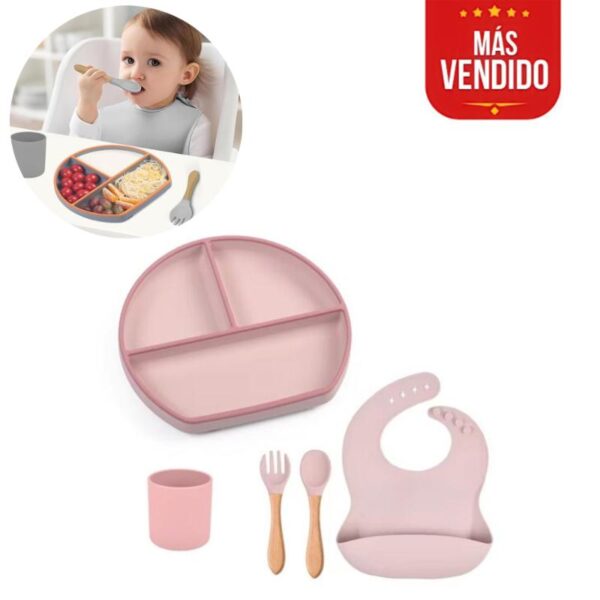 Kit de Alimentación x 5 Piezas Rosa Úpale