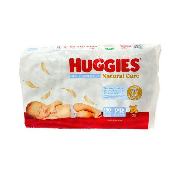 Pañal Huggies Natural Care Prematuros x 30