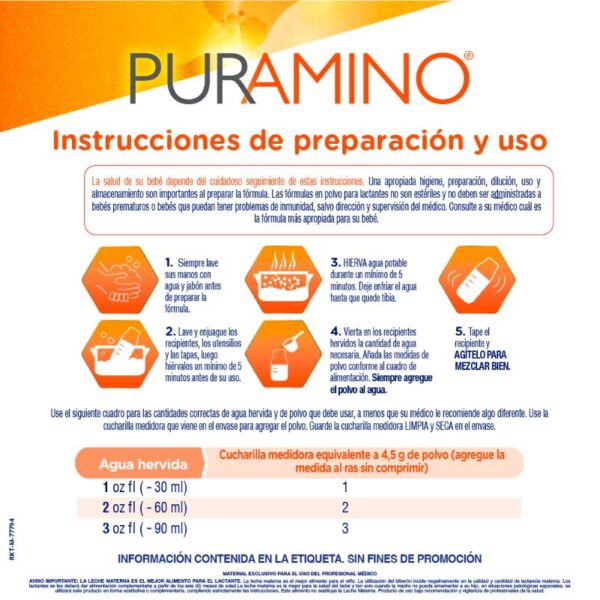puramino formula infantil