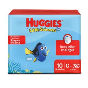 Pañales Huggies Little Swimmers Etapa 3-4/G-XG 10U