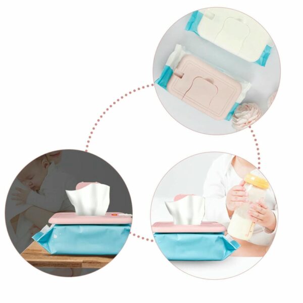 Calentador de Pañitos Húmedos Rosado Creciendo Juntos modo de uso