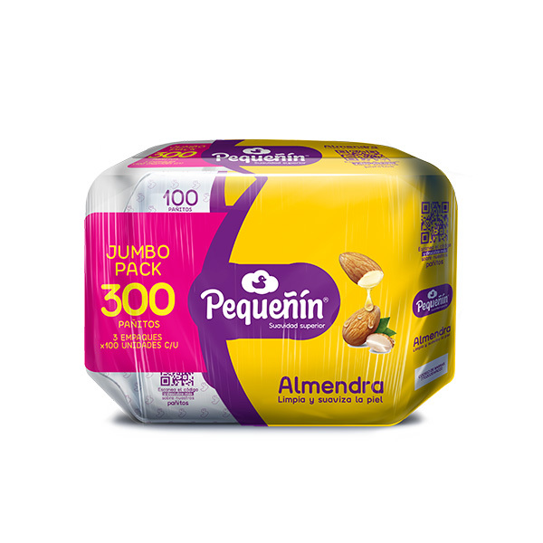 Toallitas Húmedas Pequeñin Almendra x 300 nuevo
