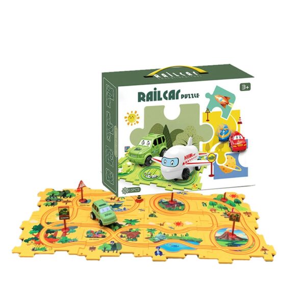 Pista De Eléctrica Dino 15 Piezas Úpale