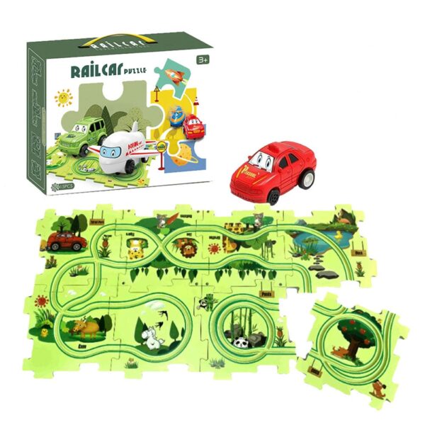 Pista De Eléctrica Bosque 15 Piezas Úpale