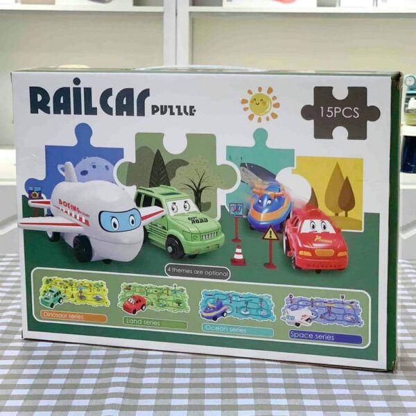 Pista De Eléctrica Bosque 15 Piezas Úpale caja