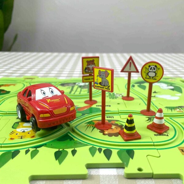 Pista De Eléctrica Bosque 15 Piezas Úpale piezas