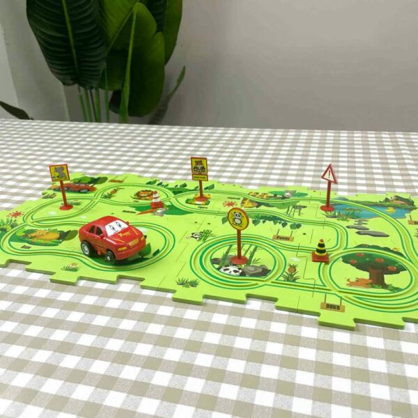 Pista De Eléctrica Bosque 15 Piezas Úpale pista