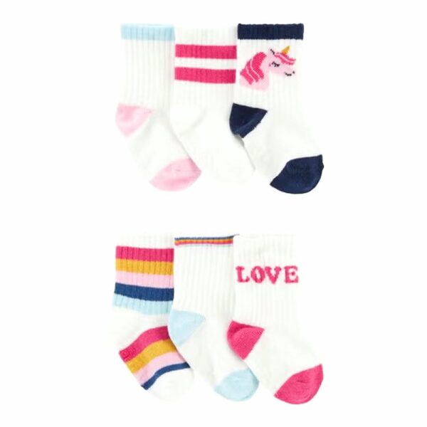 Pack de 6 pares de medias niña Carters 3-12m