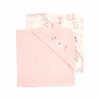 Pack 2 toallas Carters con capucha rosa