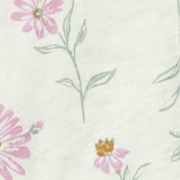 Set de 3 piezas Carters capucha lila 12m flores