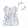 Set de 2 piezas Carters vestido y cintillo 12m