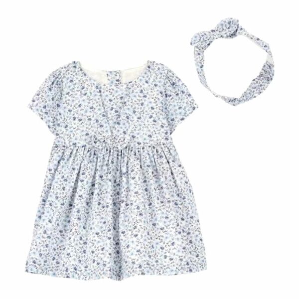 Set de 2 piezas Carters vestido y cintillo 12m