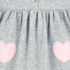 Vestido jersey Carters corazón 12m corazón