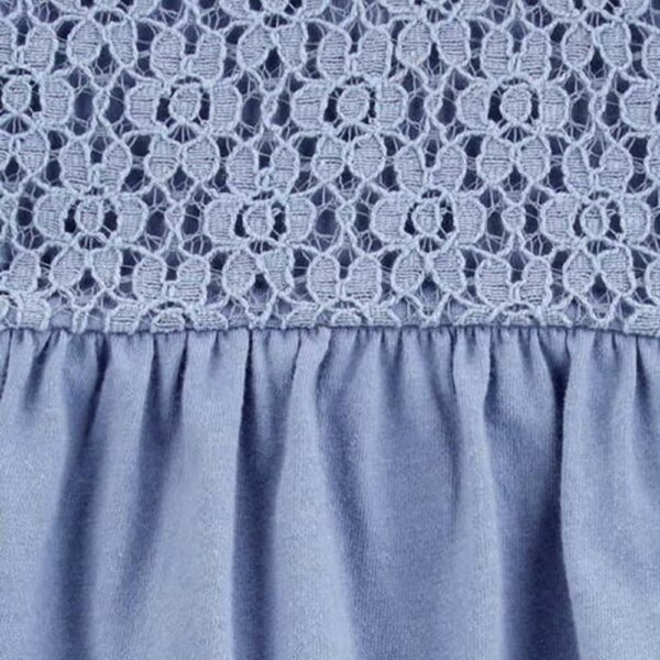 Vestido cambray Carters 12m textura