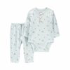 Set de 2 piezas Carters térmico manga larga 12m