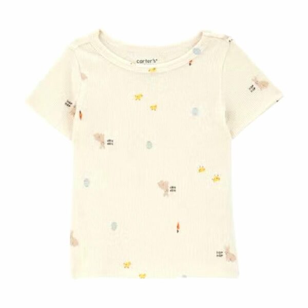 Set de 2 piezas Carters pantalón corto verde 12m camiseta